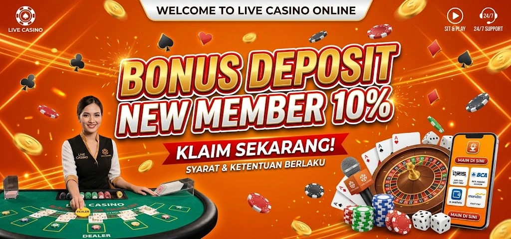 Bonus New Member Live Casino