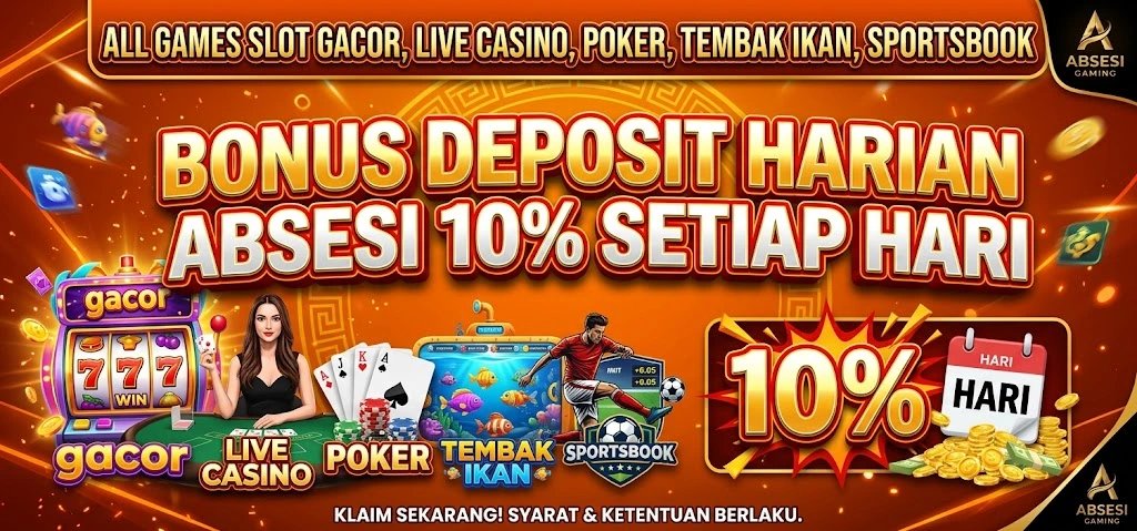 Bonus Deposit Harian 10%